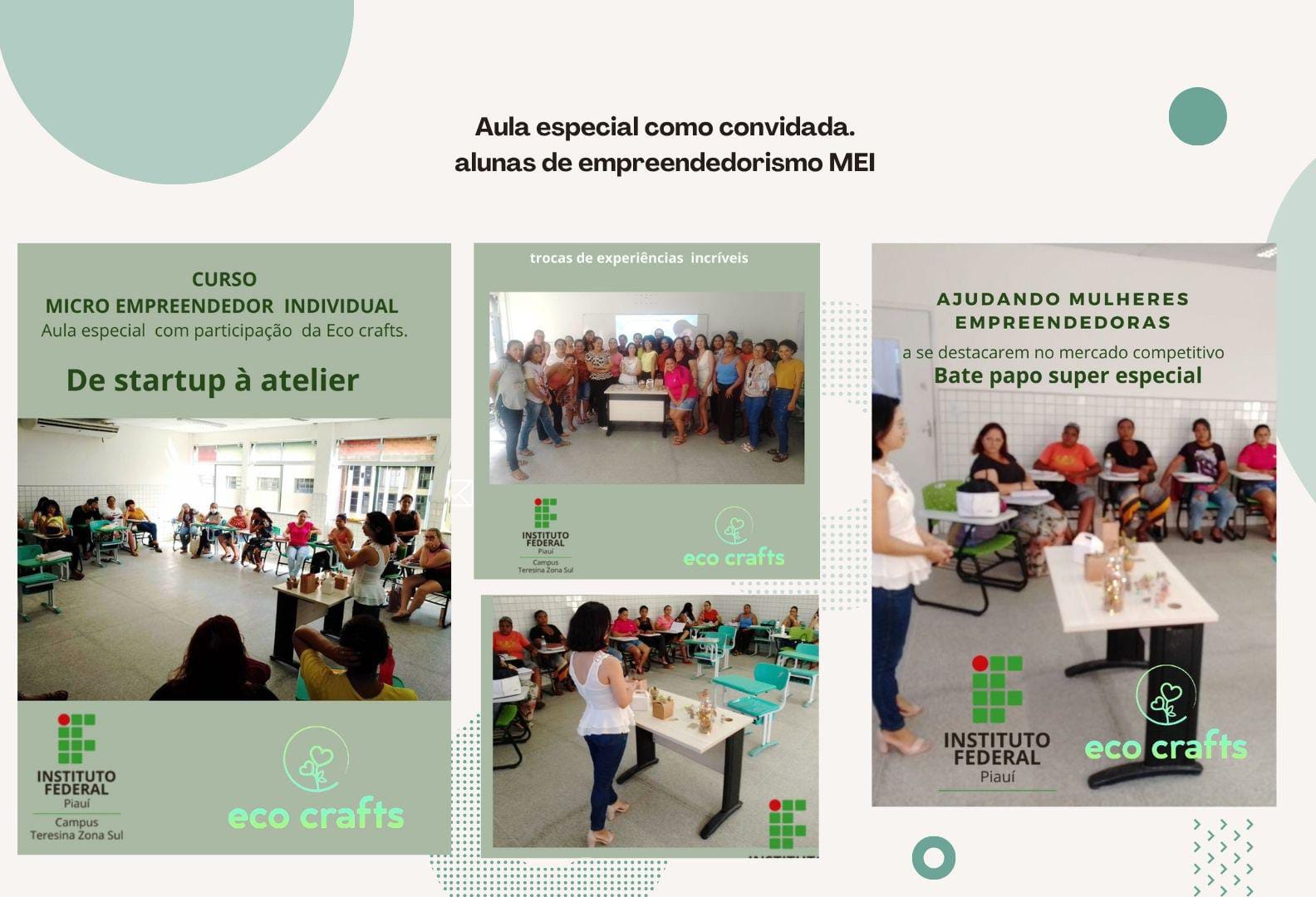 Fui convidada pelo professor Tiago Soares para um bate papo inspirador para mulheres empreendedoras. 